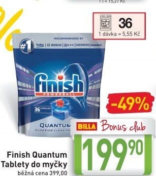 Tablety do myčky Quantum Finish