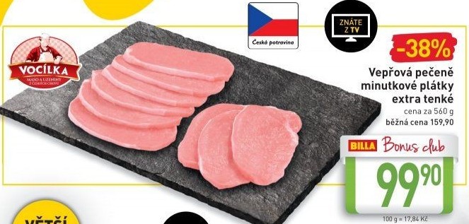 Vepřová pečeně bez kosti Vocílka
