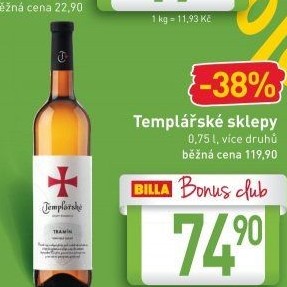 Vína Templářské sklepy Čejkovice
