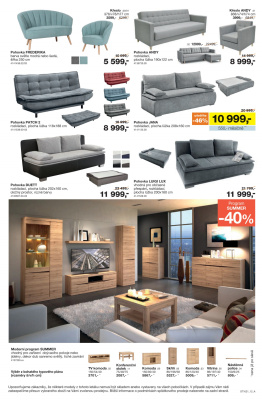 akční leták Sconto nábytek 13.8.2021-22.8.2021