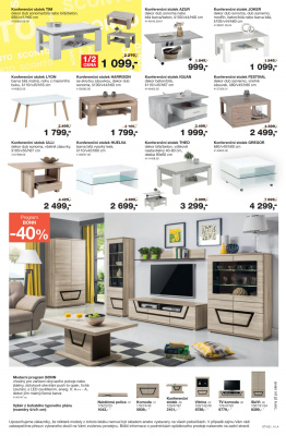 akční leták Sconto nábytek 13.8.2021-22.8.2021