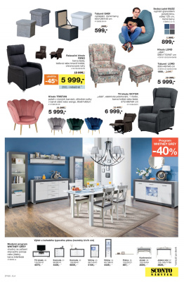 akční leták Sconto nábytek 13.8.2021-22.8.2021