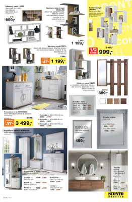 akční leták Sconto nábytek 13.8.2021-22.8.2021