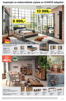 akční leták Sconto nábytek 13.8.2021-22.8.2021