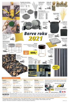 akční leták Sconto nábytek 13.8.2021-22.8.2021