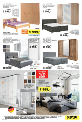 akční leták Sconto nábytek 13.8.2021-22.8.2021