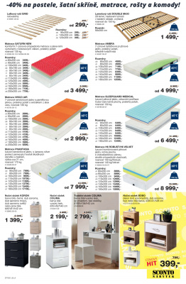akční leták Sconto nábytek 13.8.2021-22.8.2021