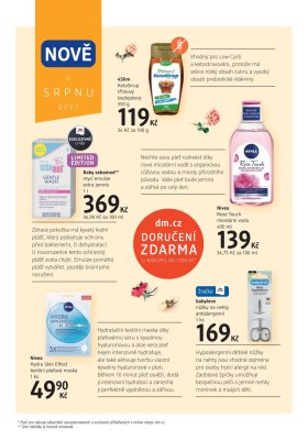 akční leták dm drogerie 12.8.2021-8.9.2021