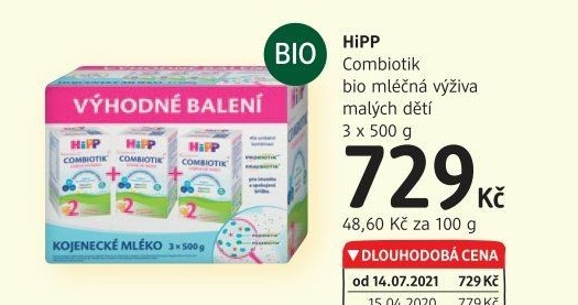 Kojenecké mléko Bio Combiotik HiPP