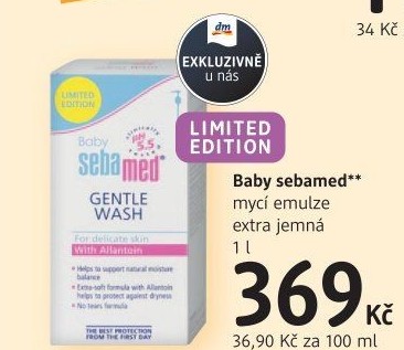 Mycí emulze dětská Sebamed Baby