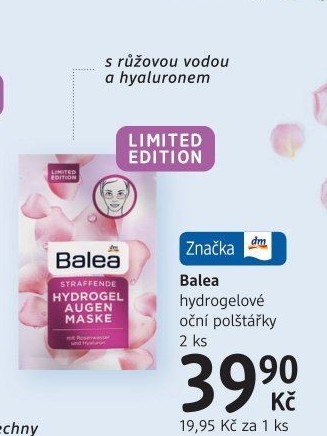 Oční polštářky hydrogelové Balea