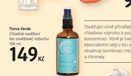 Osvěžovač vzduchu bio Tierra Verde