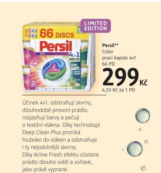 Prací kapsle Discs 4v1 Persil