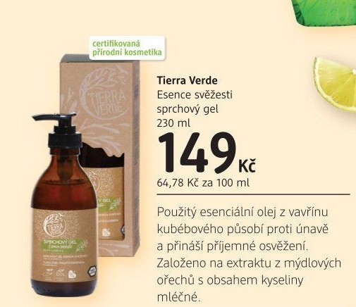 Sprchový gel Tierra Verde