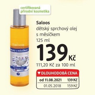 Sprchový olej Saloos