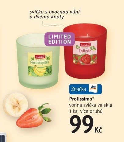 Svíčky ve skle vonné Profissimo