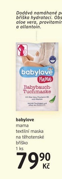 Textilní maska na těhotenské břicho Babylove