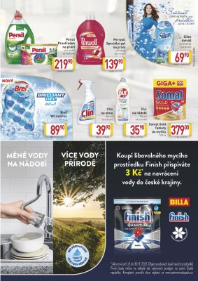 akční leták BILLA 16.8.2021-5.9.2021