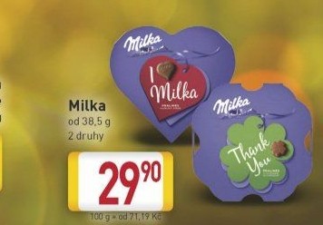 Bonboniéry Milka