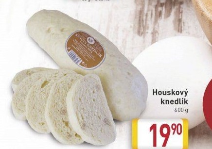 Knedlík houskový kynutý Lef