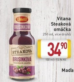 Omáčka steaková Vitana