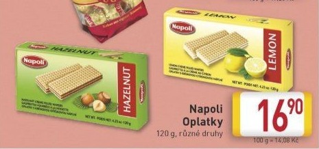 Oplatky Napoli Manner