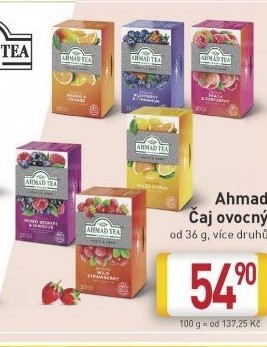Ovocný čaj Ahmad Tea