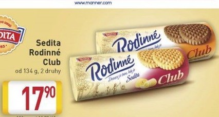 Sušenky Rodinné Club Sedita