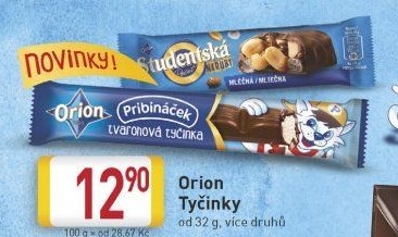 Tyčinky čokoládové Orion