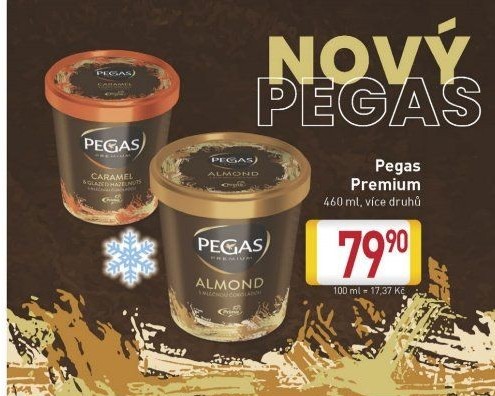 Zmrzlina v kelímku Pegas Premium Prima