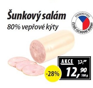 Šunkový salám vepřový
