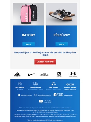 akční leták Sportisimo 15.8.2021-20.8.2021