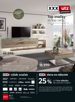 akční leták XXXLutz 16.8.2021-29.8.2021