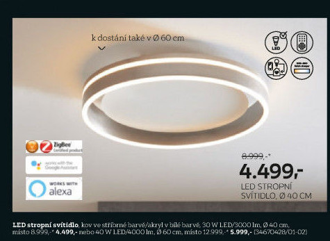 STROPNÍ LED SVÍTIDLO