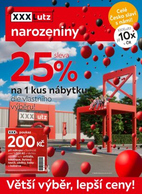 akční leták XXXLutz 16.8.2021-29.8.2021