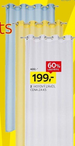 HOTOVÝ ZÁVĚS