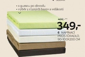NAPÍNACÍ PROSTĚRADLO
