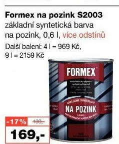 Základ na pozink Formex Barvy a laky Hostivař