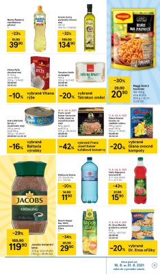 akční leták Tesco 18.8.2021-24.8.2021