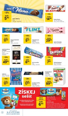 akční leták Tesco 18.8.2021-24.8.2021