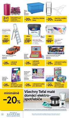 akční leták Tesco 18.8.2021-24.8.2021