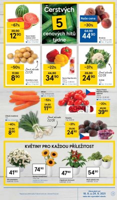 akční leták Tesco 18.8.2021-24.8.2021