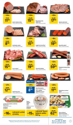 akční leták Tesco 18.8.2021-24.8.2021