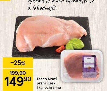 Krůtí prsní řízky Tesco