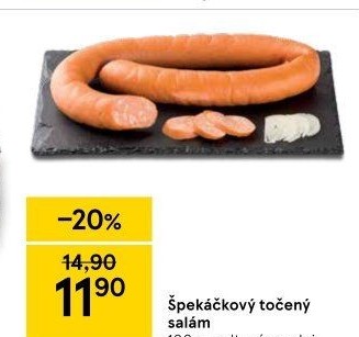 Salám špekáčkový točený