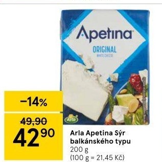 Sýr balkánského typu Apetina Arla