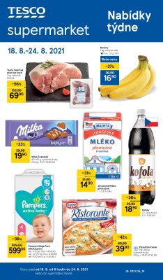 akční leták Tesco 18.8.2021-24.8.2021