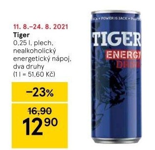 Energetický nápoj Tiger