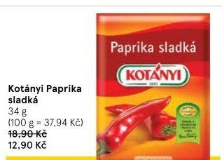 Koření Paprika sladká Kotányi