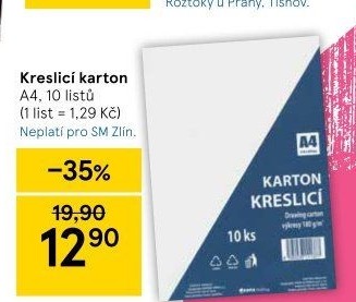 Kreslící karton A4